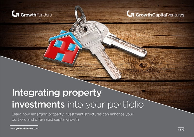 'Integrating property investments into your portfolio' guide front cover